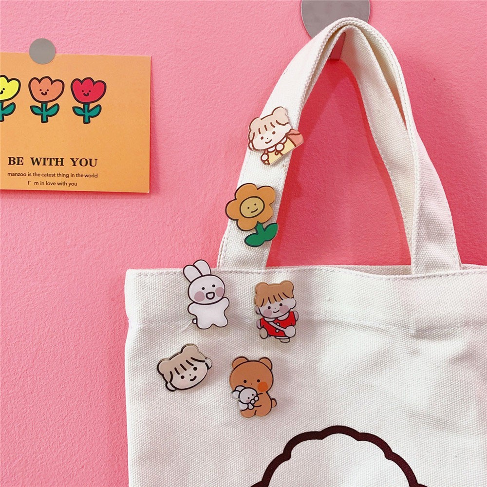 Set 3 Ghim Cài Áo Hình Hoa Sáng Tạo Cho Nữ