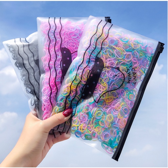 Set 1000 Dây Buộc Tóc Cao Su Dễ Thương Cho Bé Gái