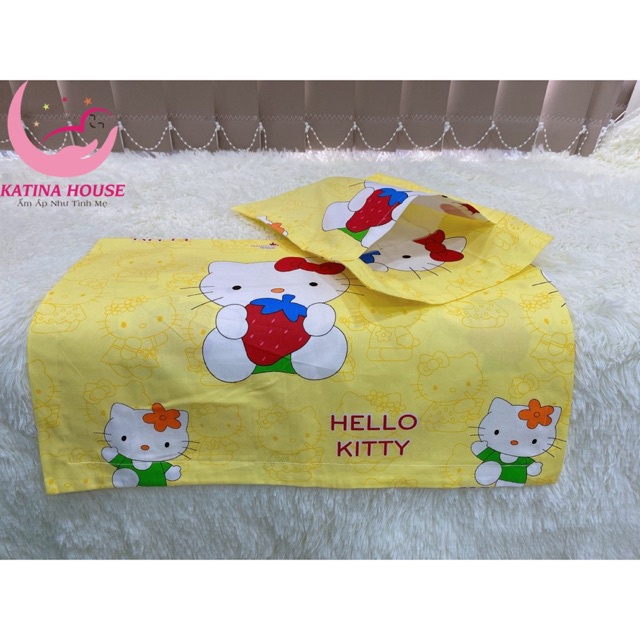 Vỏ áo gối nằm cho bé, vải cotton Thắng Lợi mềm, mát, nhiều họa tiết hoạt hình đáng yêu thân thiện | BigBuy360 - bigbuy360.vn