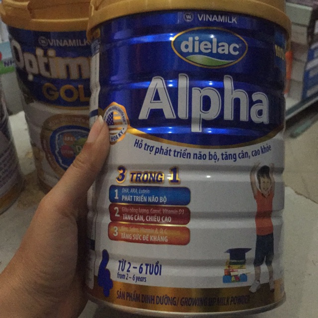 Sữa bột Vinamilk Alpha 4 900g