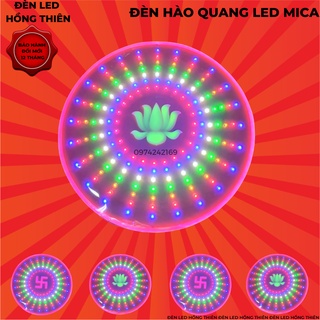 Đèn Hào Quang Mica Siêu Mỏng Chạy 8 Kiểu