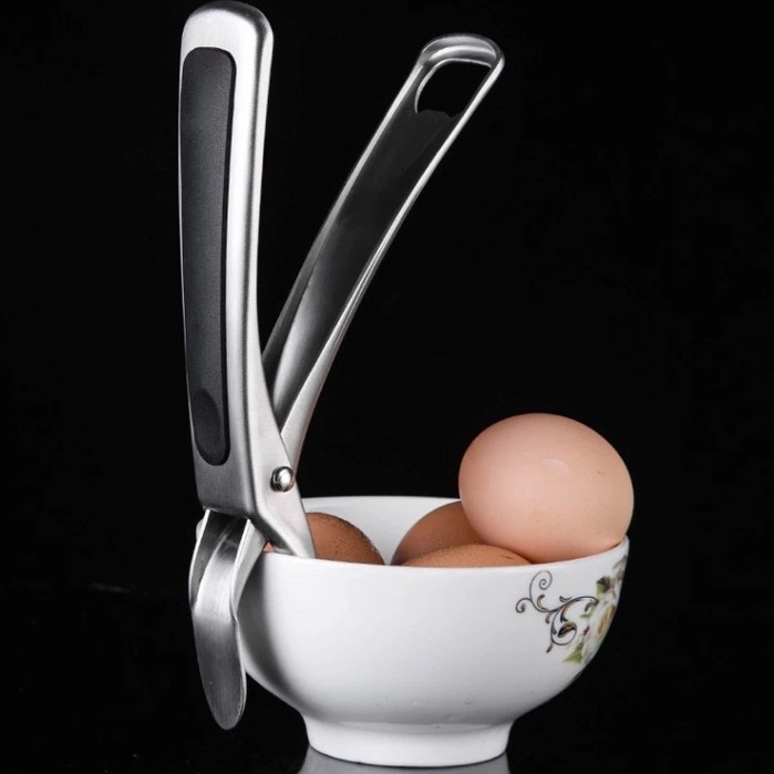 Kẹp gắp đồ nóng - Dụng cụ kẹp inox gắp thức ăn, đá, gắp chén đĩa đồ nóng thực phẩm cao cấp - #kepgapbat