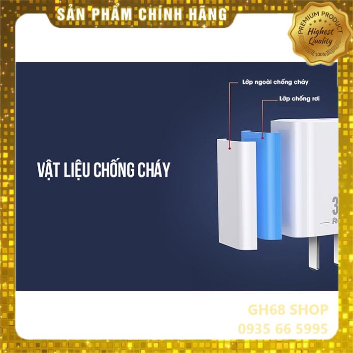 Củ sạc nhanh 30w U82 2 cổng chuẩn PD và QC 3.0 - chính hãng Remax