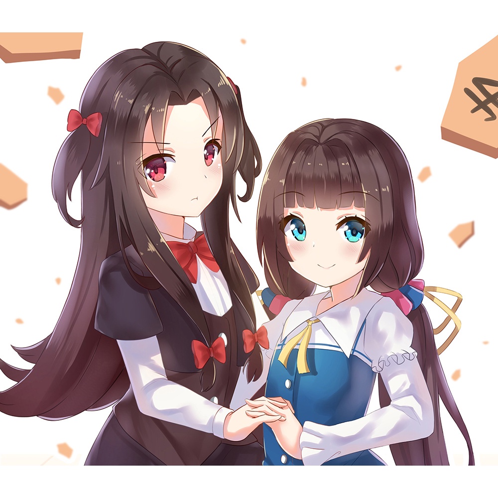 Poster A4 dán tường Anime, decal 21x30 trang trí có keo Ryuuou no Oshigoto! Wallpapers (1), nhận in theo yêu cầu