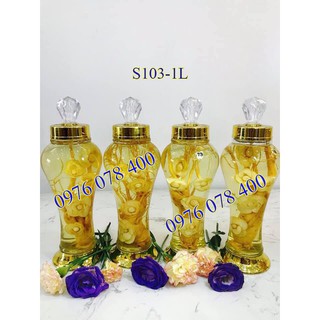 [ CHÍNH HÃNG ] Bình Ngâm Rượu Hàn Quốc 1 Lít , Bình Thuỷ Tinh Yongcheon, BHQ-S103