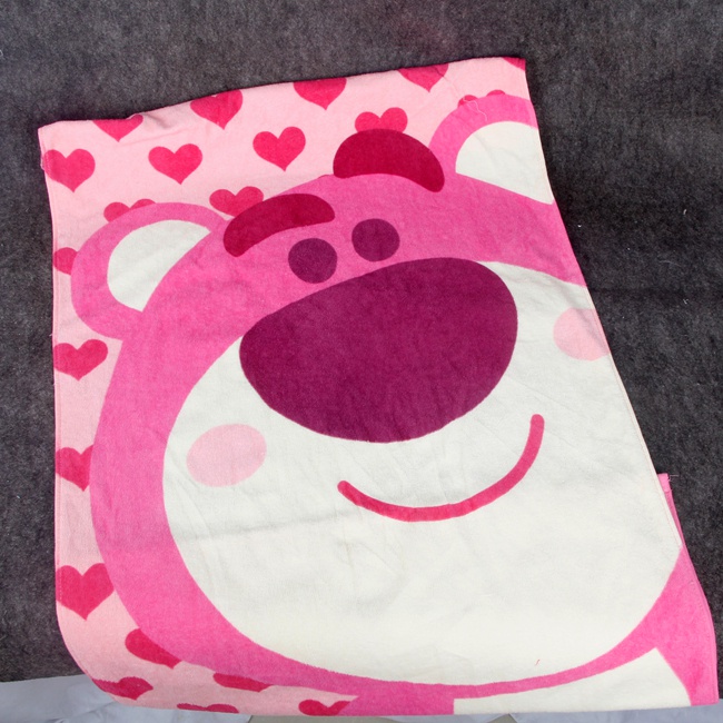 Khăn Tắm Cotton Mềm Thấm Hút Nước In Họa Tiết Hoạt Hình Disney Đơn Giản Cho Nam Nữ
