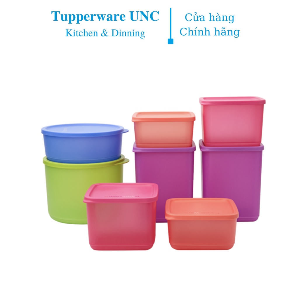 Bộ hộp Bảo quản thực phẩm Tupperware Magic 8 hộp