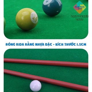 Bộ 16 bóng bi-a mini [KÈM TẶNG KHAY] cho bé