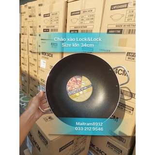 Chảo chống dính 2 quai Sunhouse/Lock and Lock/Supor 34cm, loại dùng được bếp từ và loại không dùng được bếp từ