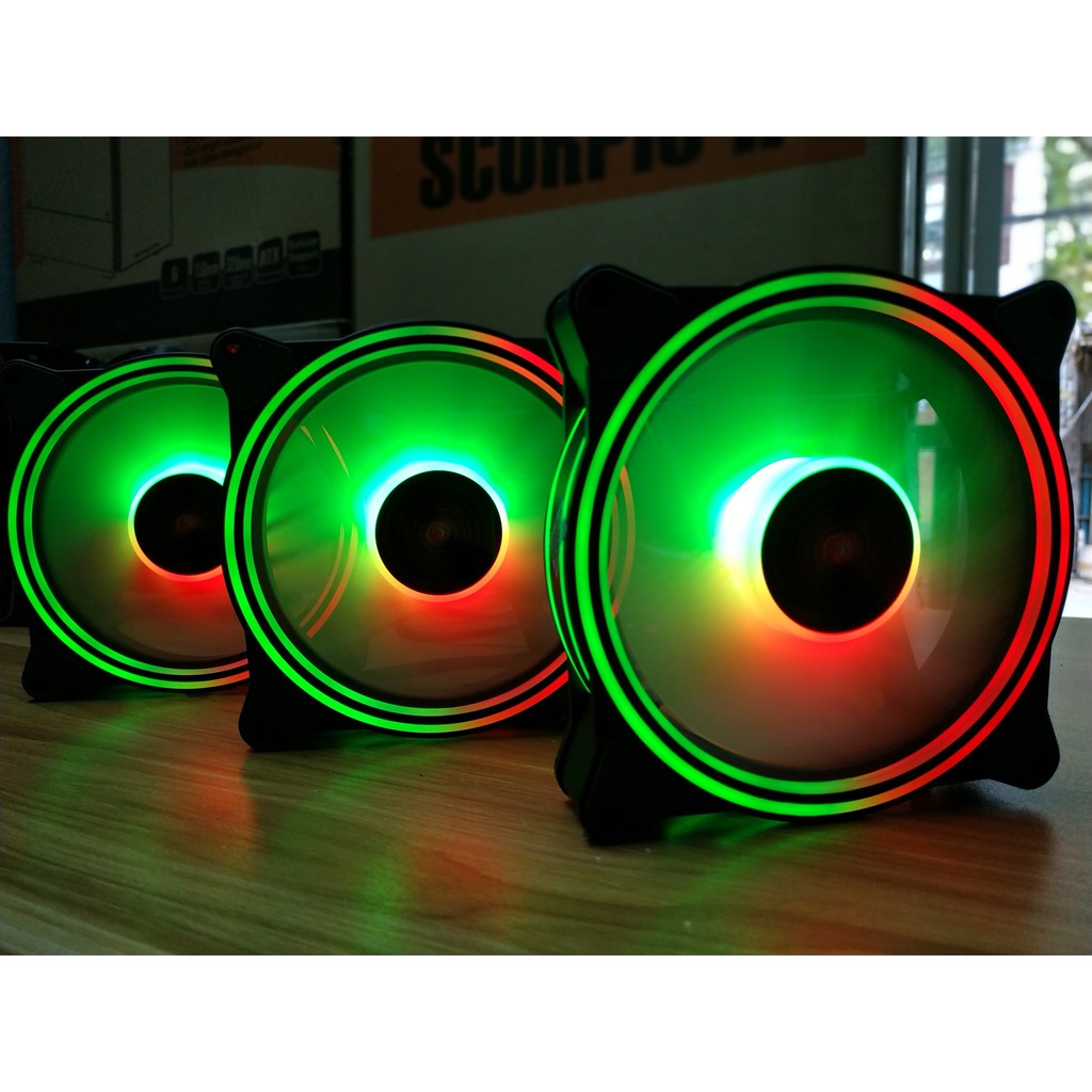 Bộ 5 Fan Coolmoon M1 gồm 5 Fan + Hub + Điều Khiển - New - BH 06 Tháng Lỗi 1 đổi 1 | BigBuy360 - bigbuy360.vn