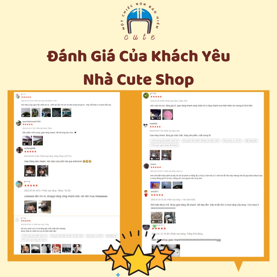 Nón bảo hiểm sơn hai màu hồng tím Cute Shop chất liệu nhựa ABS cứng cáp màu sơn bền bỉ xốp lót cao cấp