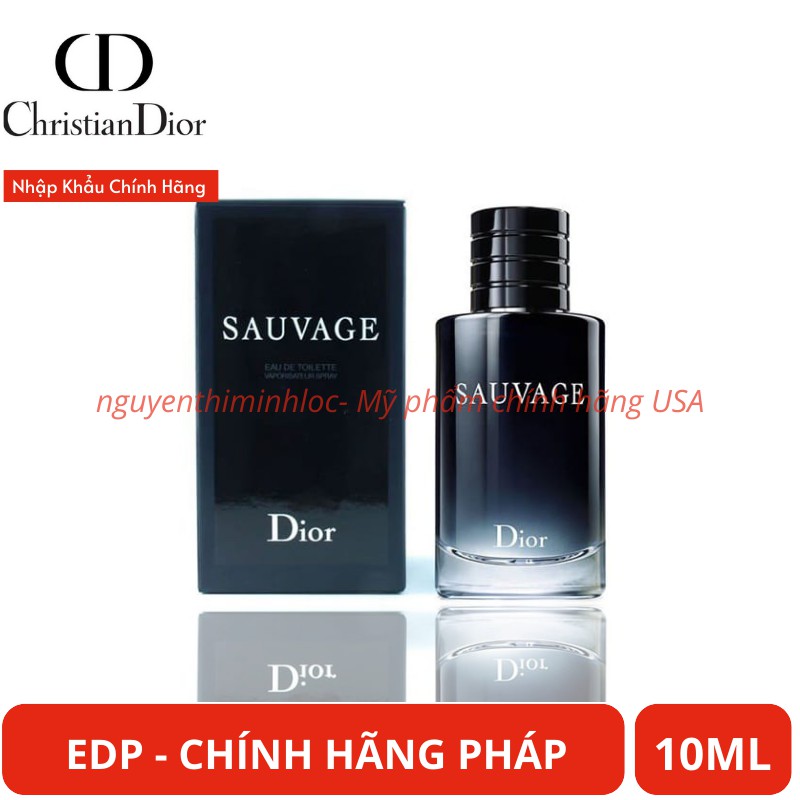Nước hoa mini nam Dior Sauvage EDP 10ml