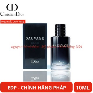 Nước hoa mini nam Dior Sauvage EDP 10ml