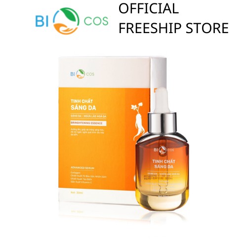 Tinh Chất Sáng Da Collagen Biocos, Ngăn Ngừa Lão Hóa 30ml và 15ml.