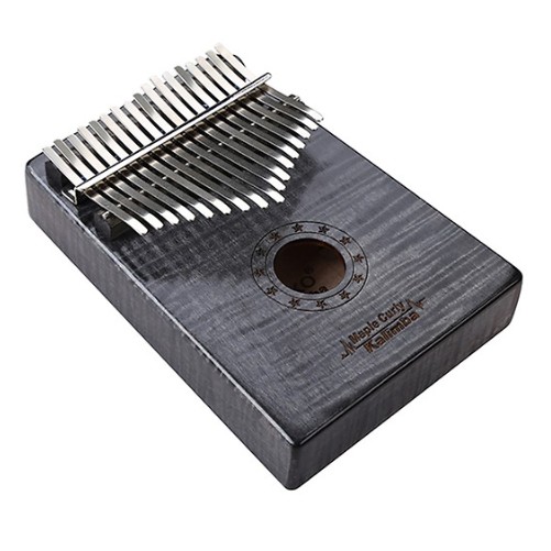 Đàn Kalimba Gecko 17 Phím Gỗ Phong Vân Hổ MC-B (Nâu đen) Kèm Kèn Kazoo DreamMaker - Hàng Có Sẵn