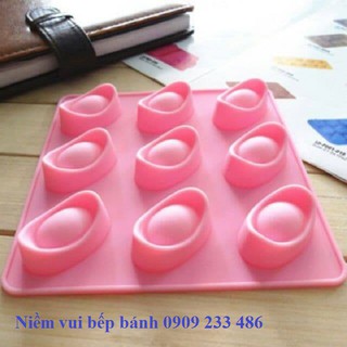 Khuôn silicon 9 thỏi vàng