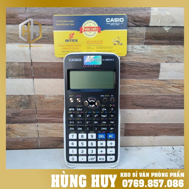 [Máy tính Casio FX 580VN X Hàng chính hãng bảo hành 7 năm casio 580vnx(giá tại kho)