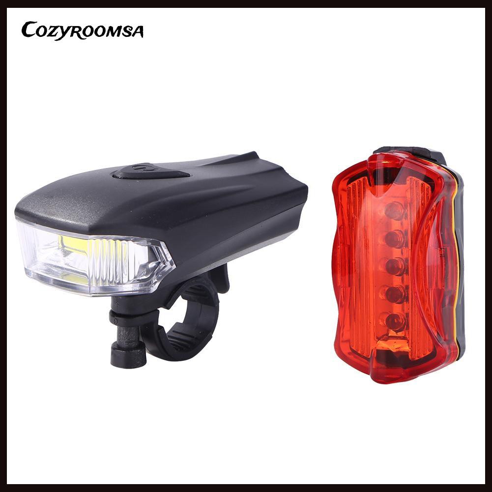 Bộ đèn pha MTB gắn phía trước và phía sau xe đạp tiện dụng