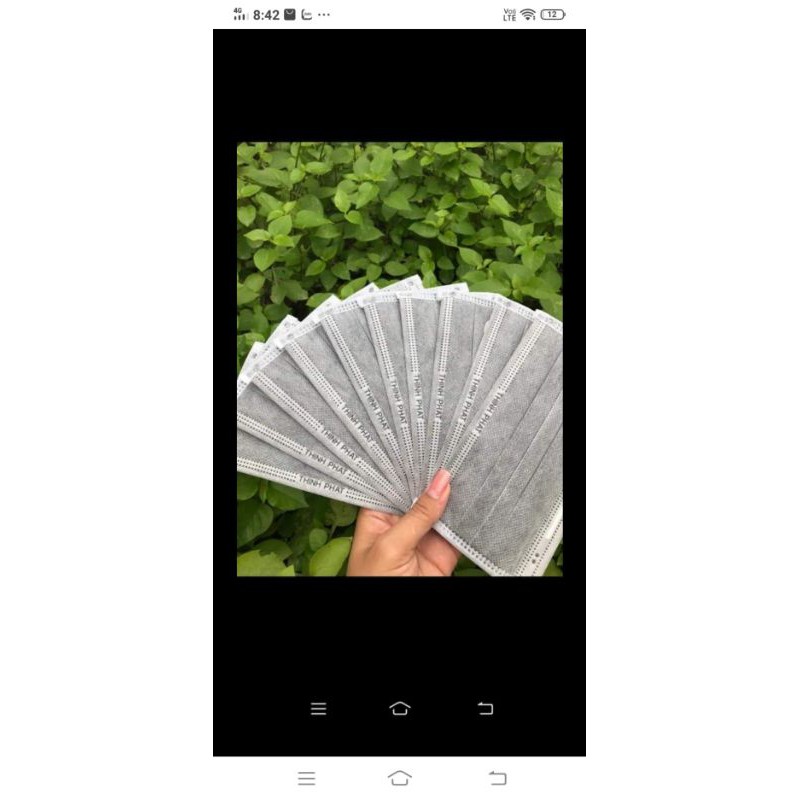 Khẩu trang kháng khuẩn 😷Freeship😷 Duy Ngọc Xanh/Xám/Đen/Trắng 4 Lớp Cao Cấp (50C) | BigBuy360 - bigbuy360.vn