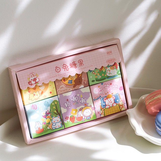 Hộp 300 miếng sticker dễ thương Yuxian dán sổ | BSB280