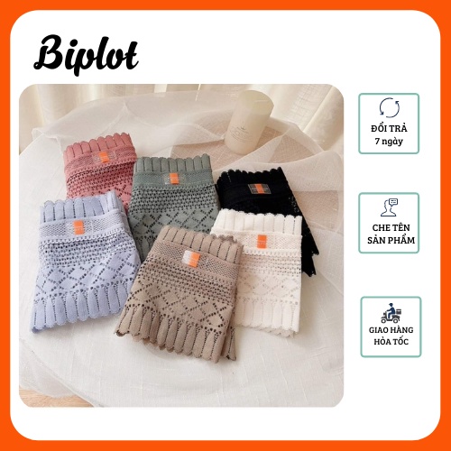 QUẦN LÓT NỮ LỌT KHE REN CAO CẤP BẢNG LƯNG LỚN THIẾT KẾ LẠ BẮT MẮT (FREESIZE) BIPLOT 6054Q