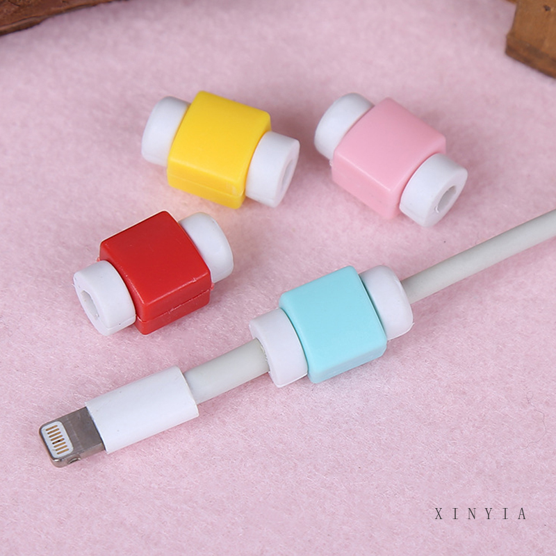 Phụ Kiện Bảo Vệ Dây Cáp Bằng Silicon Hình Động Vật Dễ Thương