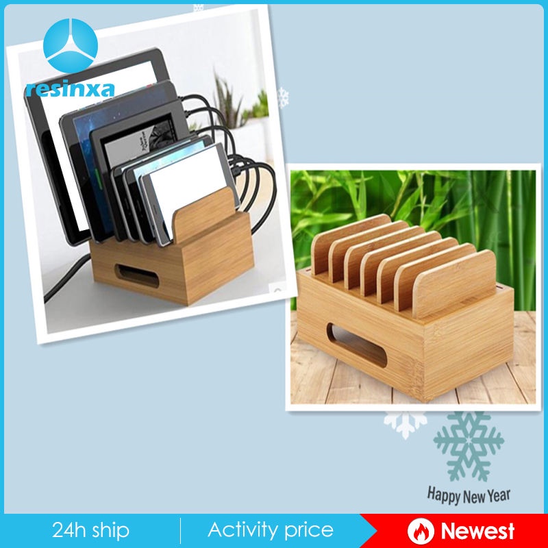 Giá Đỡ Điện Thoại / Máy Tính Bảng Bằng Gỗ Tre Thông Dụng