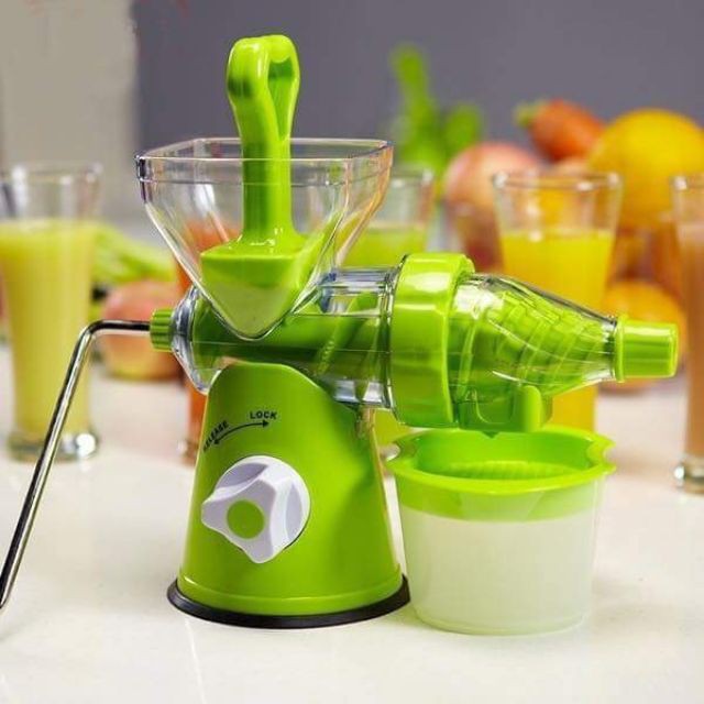 Máy ép hoa quả bằng tay đa năng Manual Juicer | Máy xay bằng tay chất liệu nhựa ABS cao cấp, lưỡi dao inox không gỉ