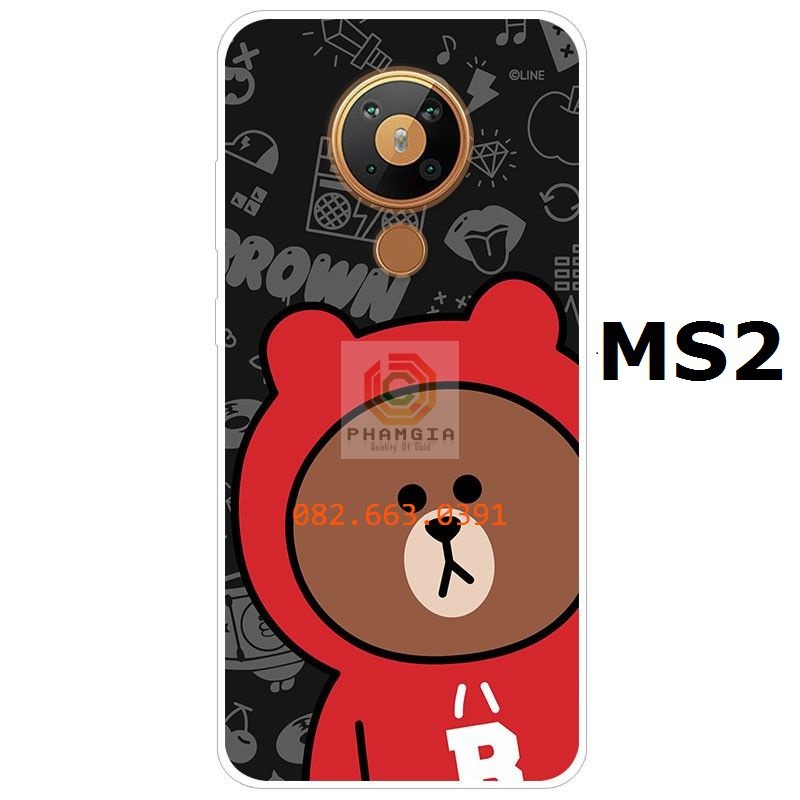 Ốp lưng TPU silicone họa tiết hoạt hình cho Nokia 5.3