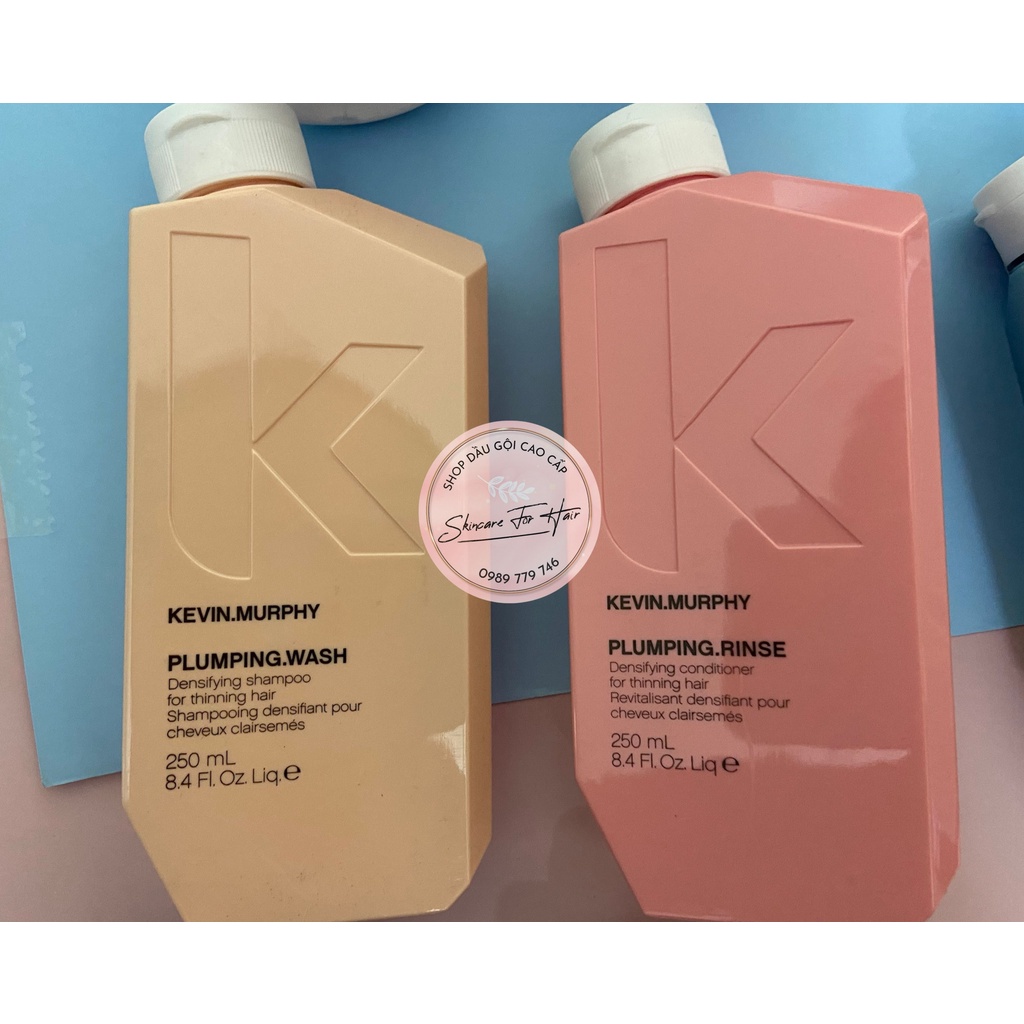 Dầu gội xả Kevin Murphy Plumping dung tích 250ml dành cho tóc dầu, mỏng, thưa, rụng