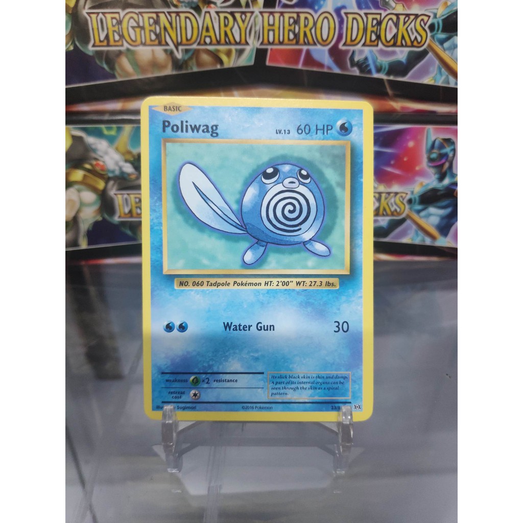 [ Dưa Hấu Yugioh ] Lá bài thẻ bài Pokemon Poliwag