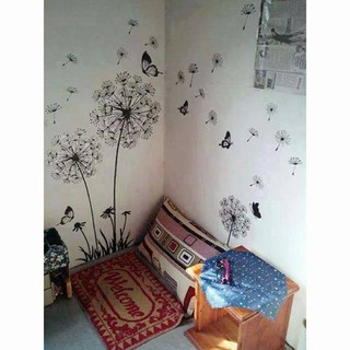 Decal dán tường bồ công anh 1