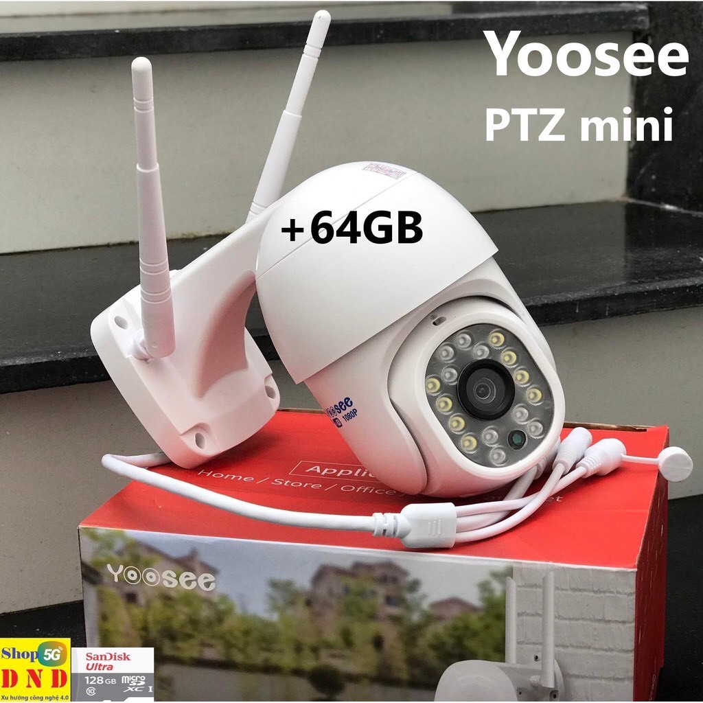 Camera wifi YooSee PTZ mini ngoài trời xoay 360 - Full HD 3.0mpx