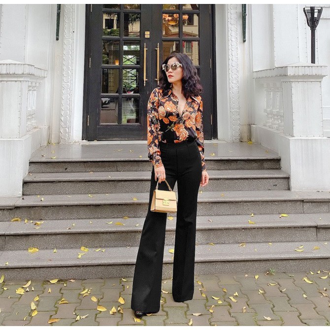 Quần Ống Suông 💕FREESHIP💕 Quần Tây Nữ Ống Suông 2 túi dây kéo sau lưng, ống đứng QD284 | BigBuy360 - bigbuy360.vn