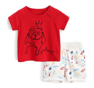 Bộ hè bé trai cotton đẹp