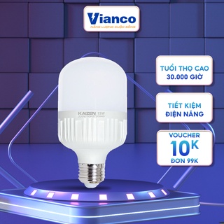 Bóng Đèn Led Trụ Nhựa KAIZEN Siêu Tiết Kiệm Điện Năng, Led Trụ Công Suất Nhỏ