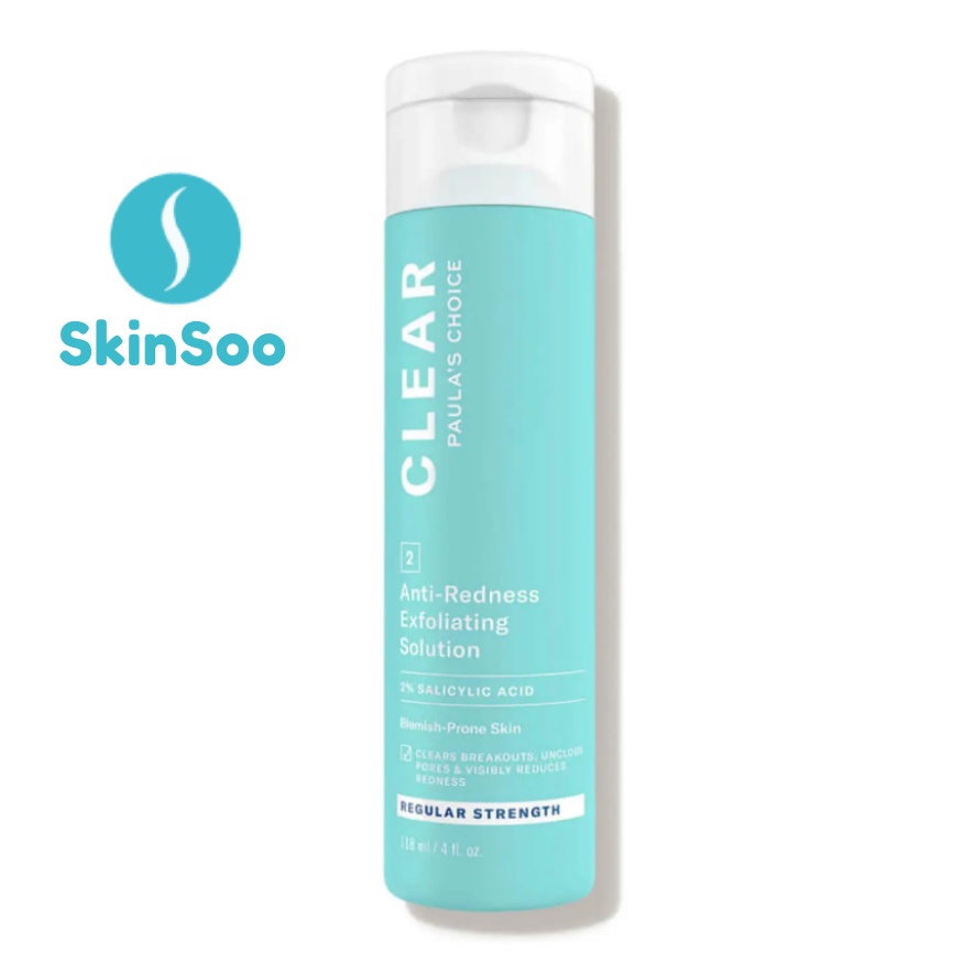 [𝐀𝐔𝐓𝐇] 𝐁𝐇𝐀 𝐆𝐢𝐚̉𝐦 𝐌𝐮̣𝐧 𝐒𝐮̛𝐧𝐠 𝐕𝐢𝐞̂𝐦 -- Paula's Choice Clear Regular Strength Anti-Redness Exfoliating Solution 2% BHA