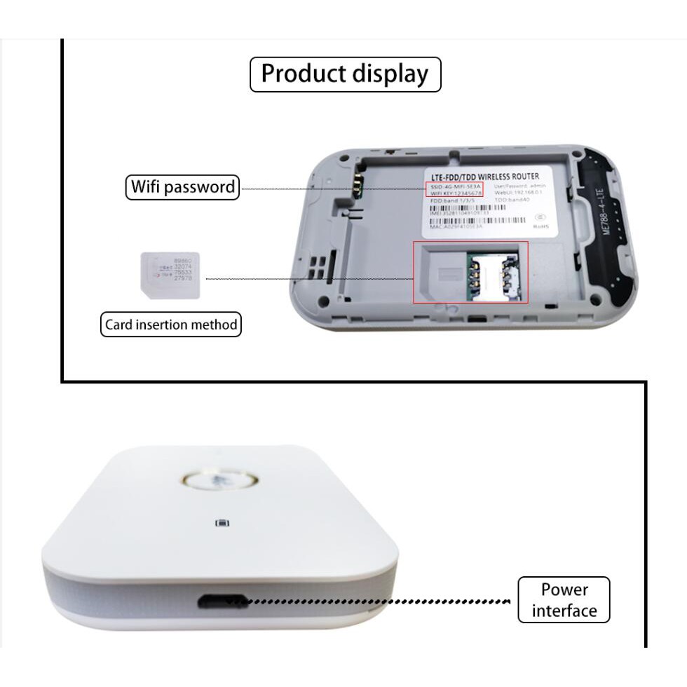Thiết Bị Phát Wifi 4g Hỗ Trợ Thẻ Sim 4g Lte | BigBuy360 - bigbuy360.vn