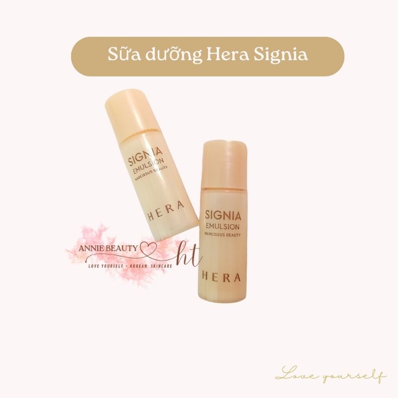 Kem dưỡng dạng sữa Hera Signia Emulsion cấp ẩm, cải thiện lão hóa cho da, dùng được cho da mụn