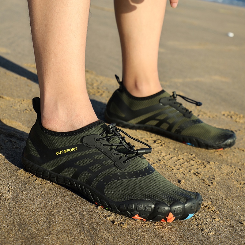 Giày Thể Thao Đi Biển / Leo Núi Ngoài Trời Thoáng Khí Có Size 39-46 Chất Lượng Cao