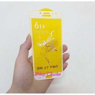 Cường Lực 6D Full Màn, Full Keo Thế Hệ Mới Cho SS Galaxy J7pro/J730_hàng cao cấp