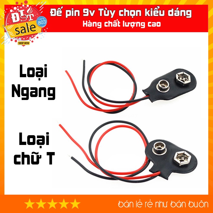 Dây Đế Pin 9V