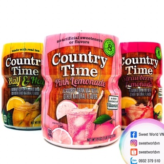 Bột trái cây / Bột cam Tang pha nước Country Time - Mỹ