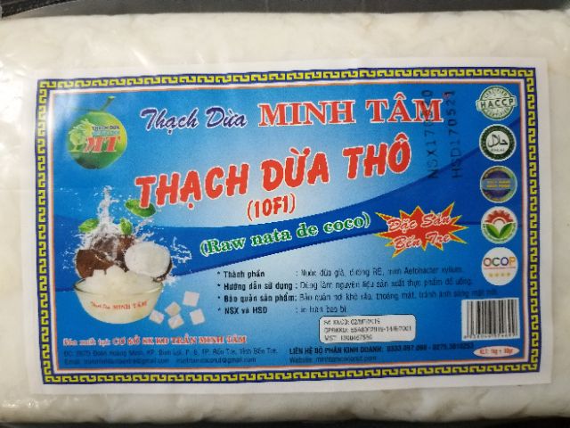 Thạch dừa Thô Minh Tâm