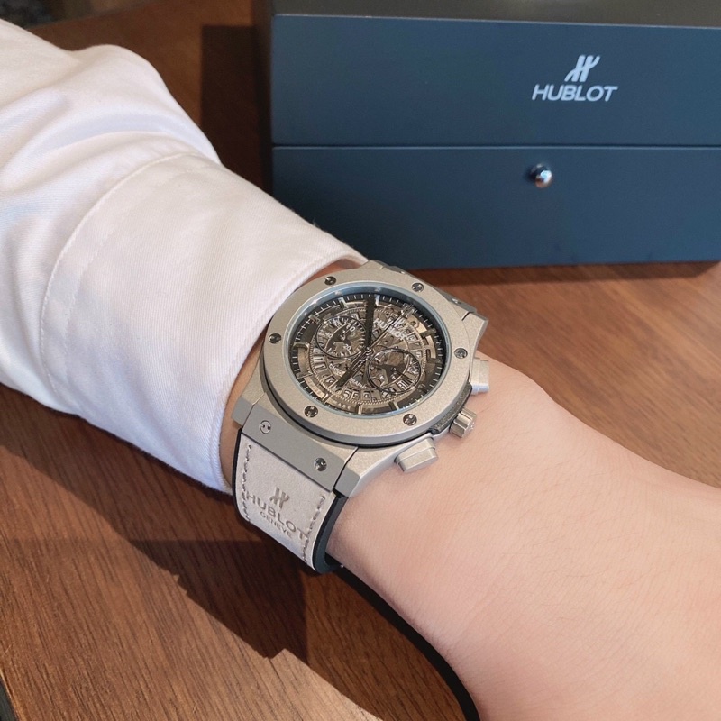 HUBLOT BIGBAG Trơn - Đồng Hồ Nam 42mm Cao Cấp