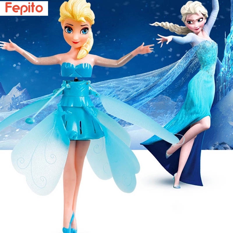 Đồ chơi bay cảm ứng bằng tay họa tiết công chúa Frozen có phát sáng độc đáo
