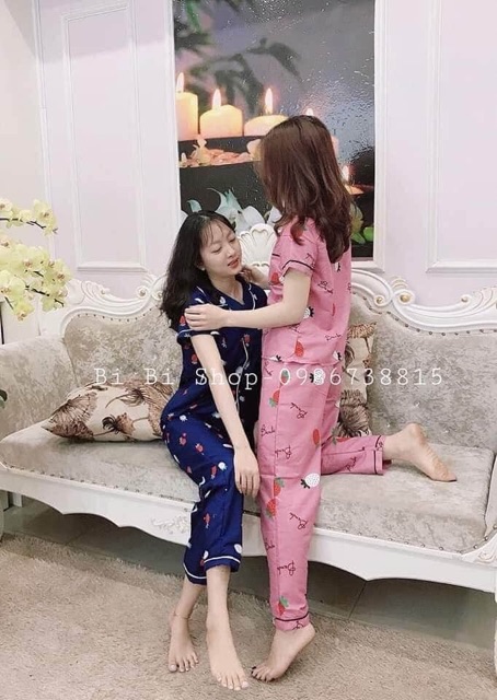 [RẺ VÔ ĐỊCH Bộ Pijama Tay Ngắn Quần Dài (Bộ Mặc Ngủ Nhà)