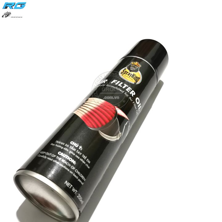 Chai Dầu Tẩm Lọc Gió Air Filter Oil SprayKing 200ml Hạn Chế Tối Đa Bụi Bẩn Vào Chế Hòa Khí