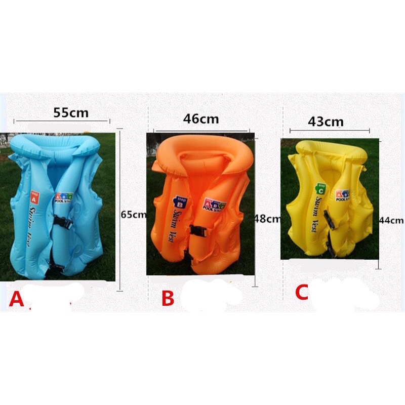 Áo phao bơm hơi cho bé từ 1 đến 10 tuổi