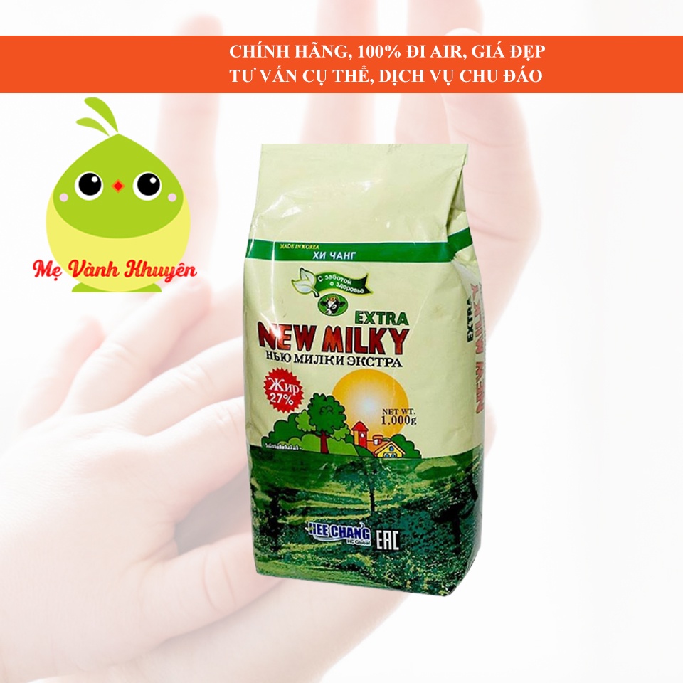 Sữa tươi béo tăng cân dạng bột New Milky Extra, Nga (1kg)